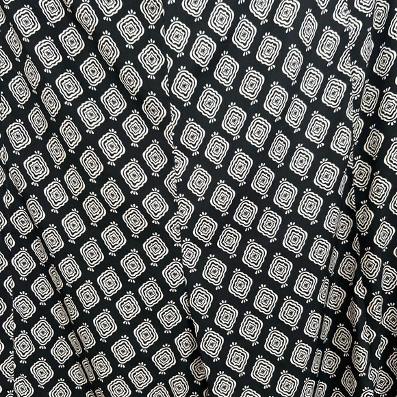 Anthropology Saturday Sunday‎ Womens Medium Black White Geometric Wide Leg Pants - Picture 3 of 7